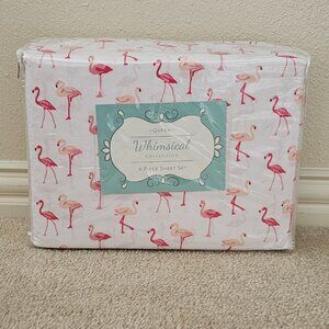 Flamingo Whimsical queen sheets